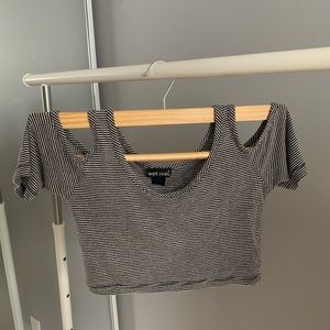 Wet Seal Off the shoulder Crop Top